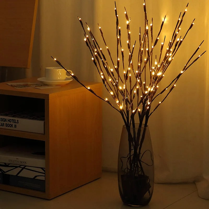 Marilyn – Lampe branche de saule avec lumière naturelle douce