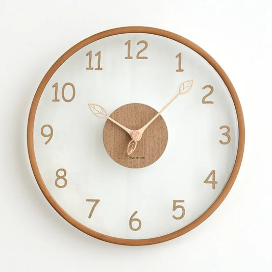 Claria – Horloge Murale Designer Transparente
