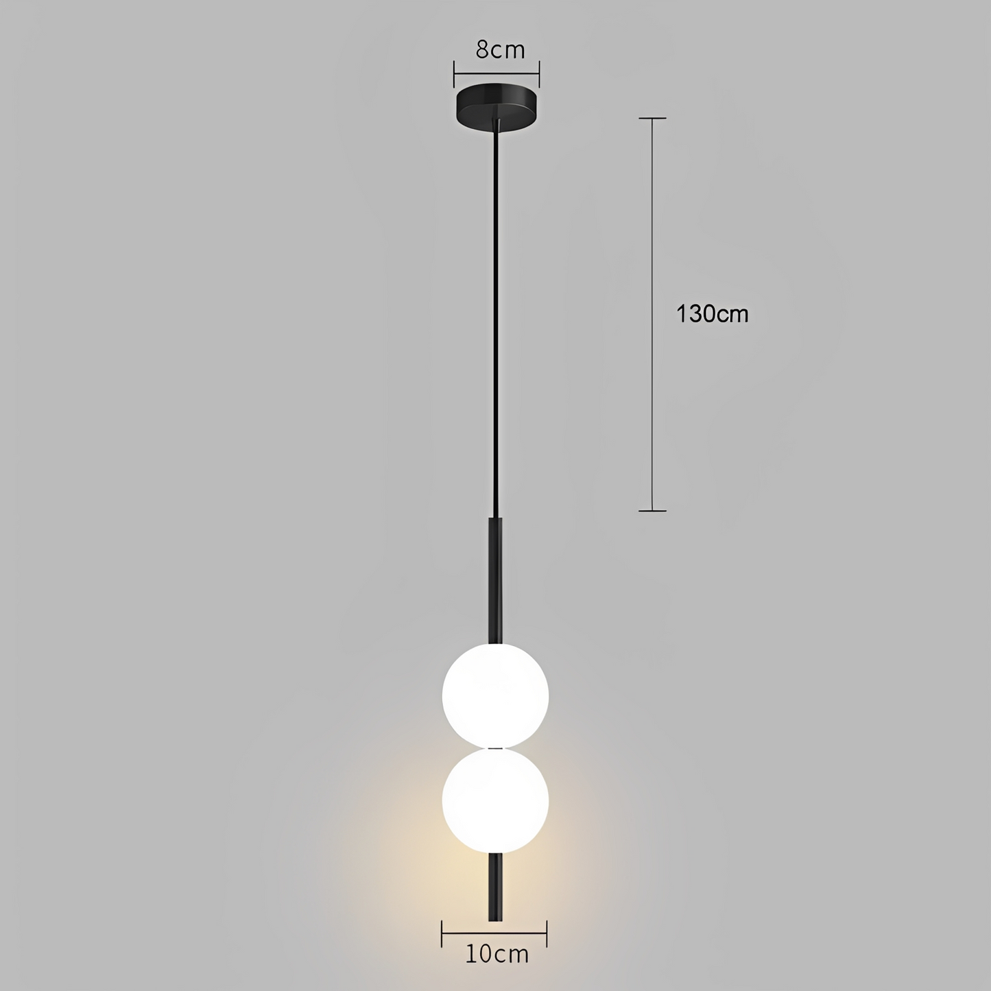 Riandne – Suspension en verre moderne