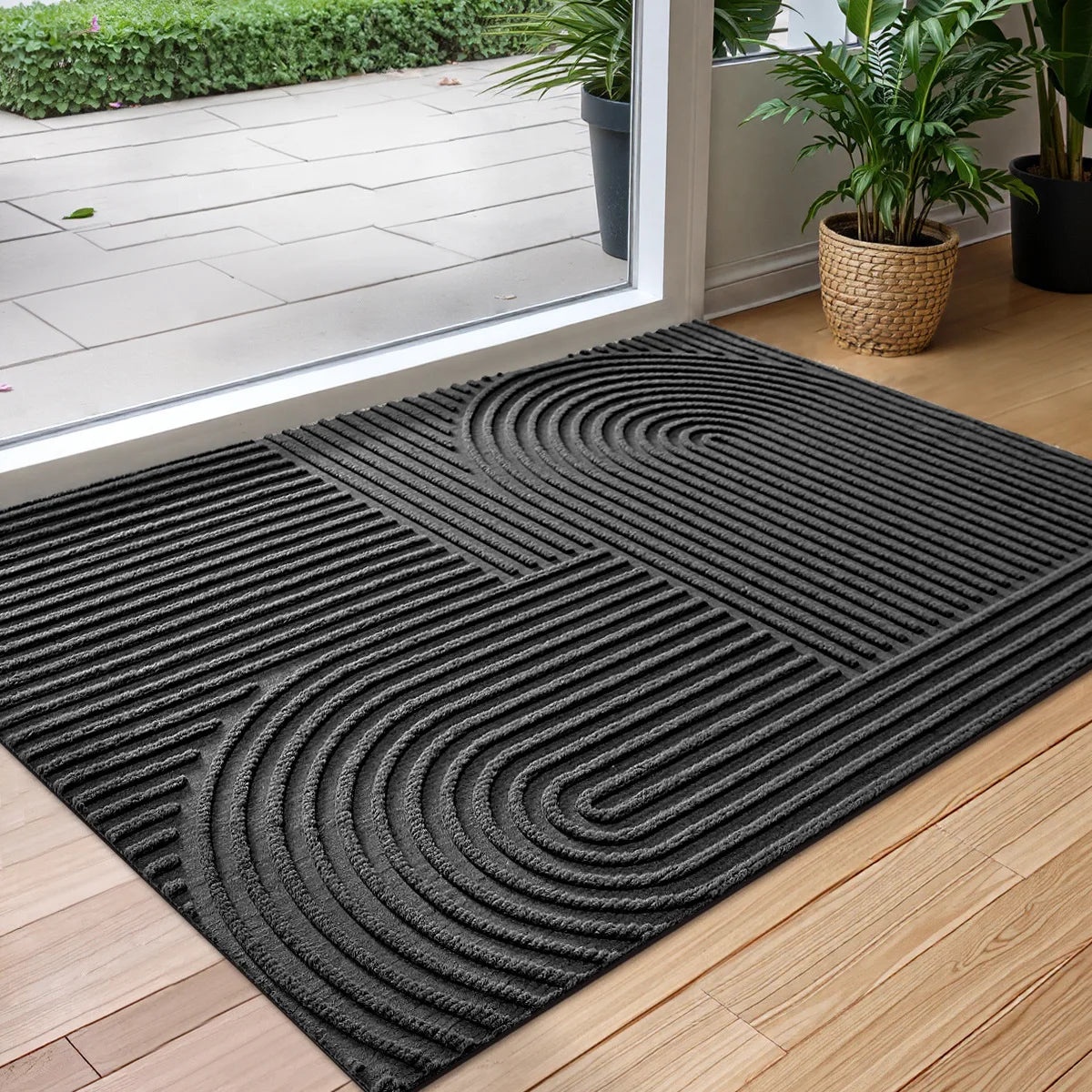 Lora – Tapis de porte en velours cristal
