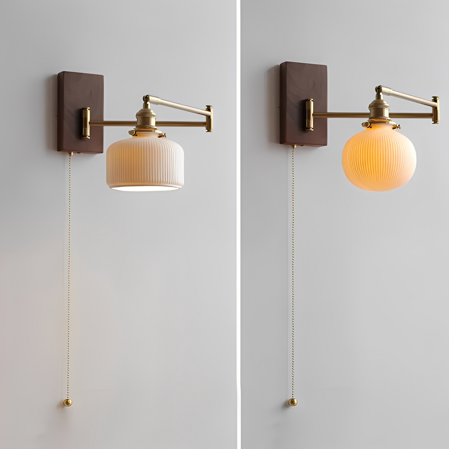 Kizzia – Lampe Murale Suspendue Rétro Japonaise