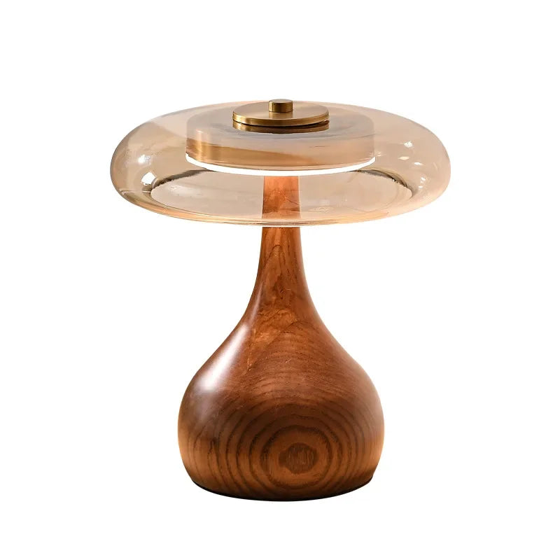 Renji – Lampe de chevet en bois rétro japonais