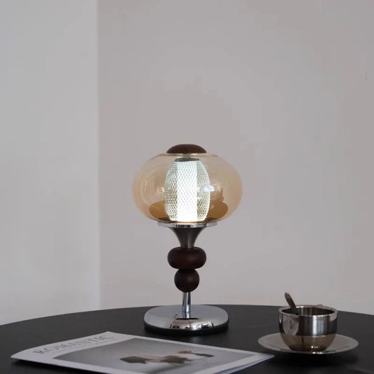 Zhonggu – Lampe de table en bois massif