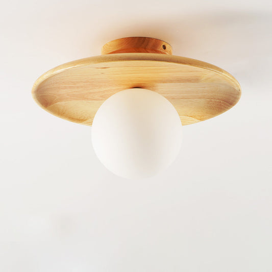 Miyabi – Lampe de plafond japonaise en bois massif