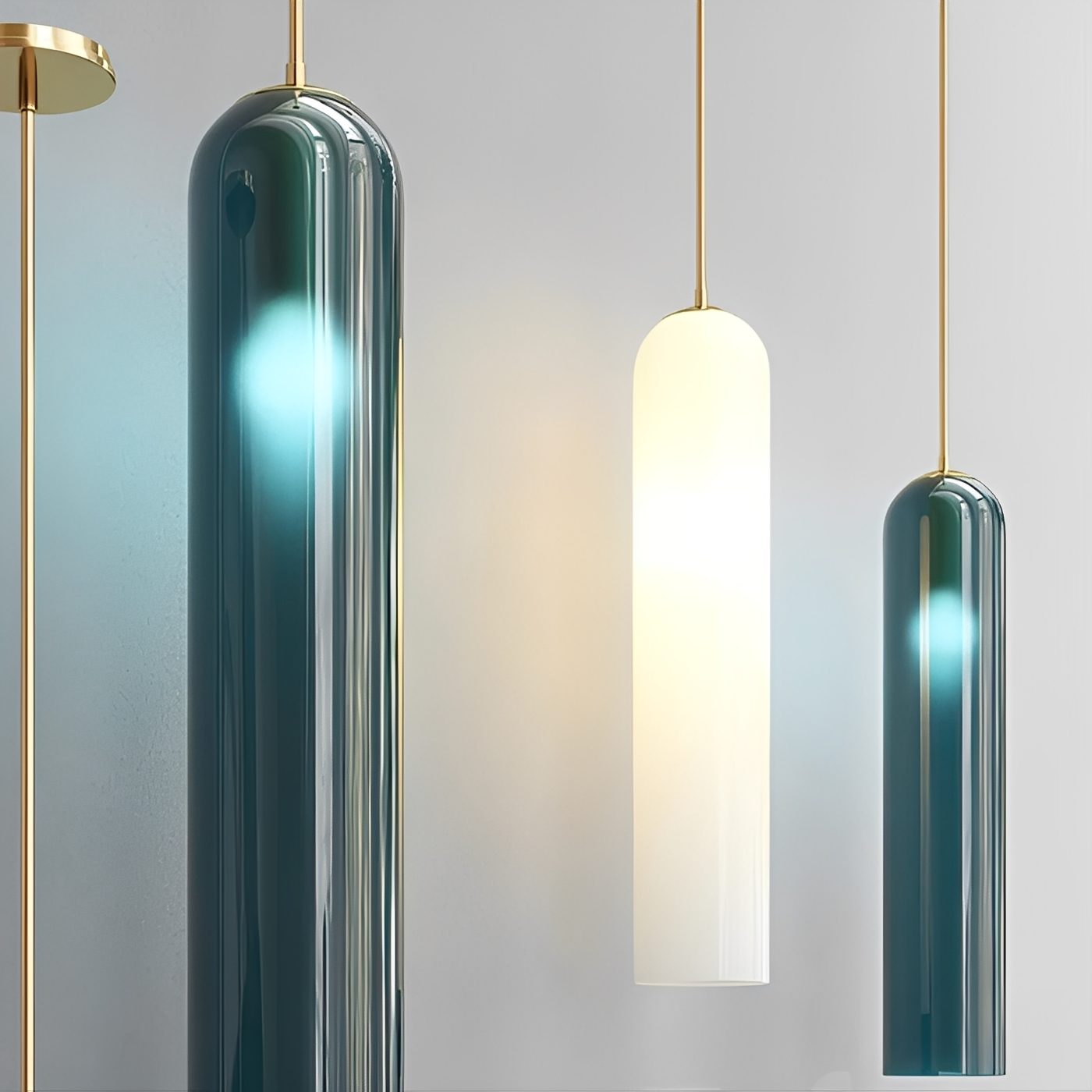 Rhea – Lampe Suspendue Créative Design Bouteille