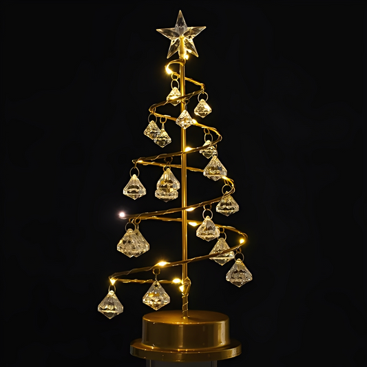 Yamira – Guirlande lumineuse LED arbre de Noël en cristal