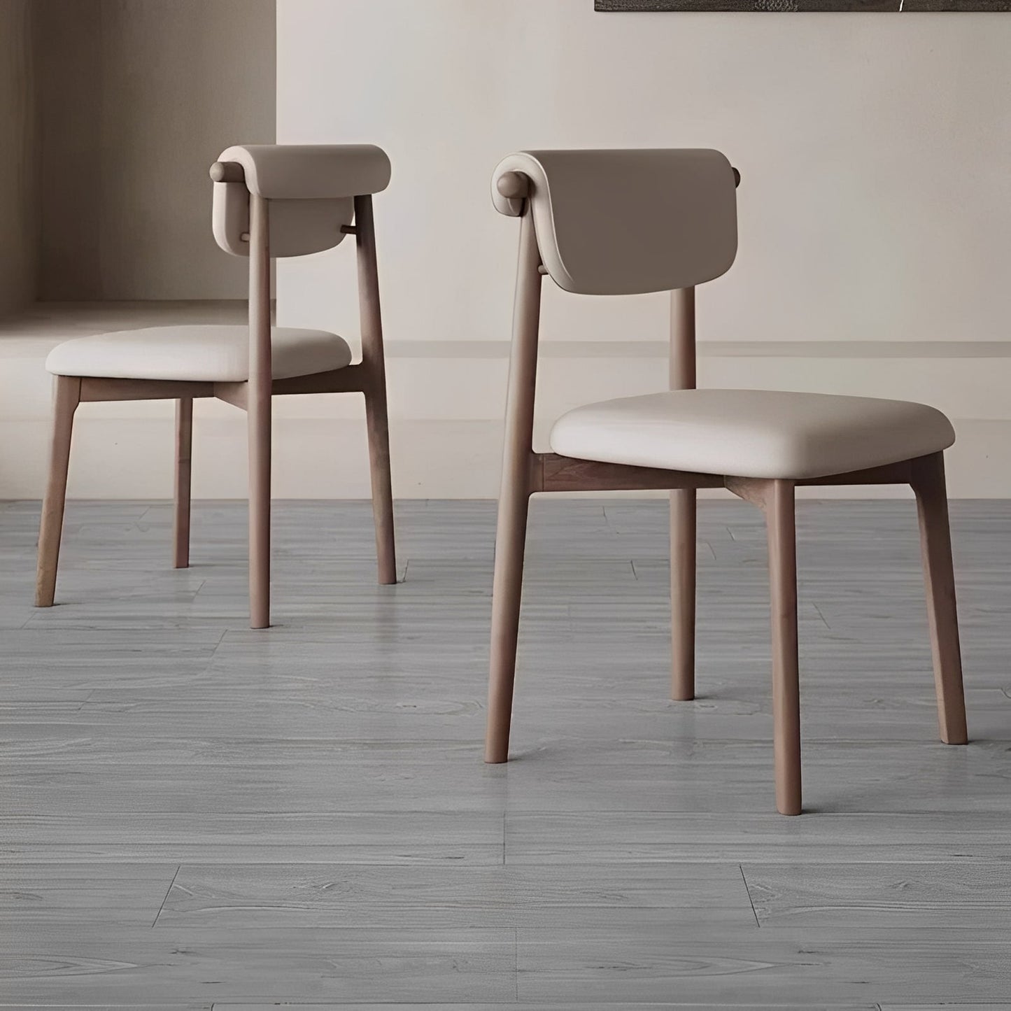 Finn – Chaise de salle à manger nordique de style Wabi-Sabi