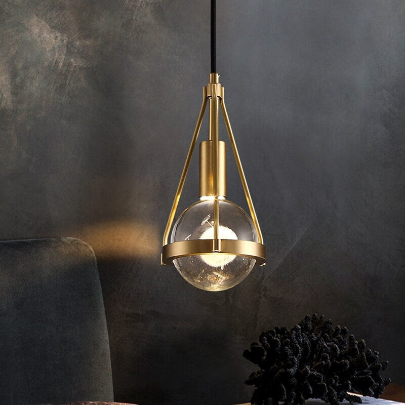 Maelis – Pissenlit Cristal Suspension Dorée