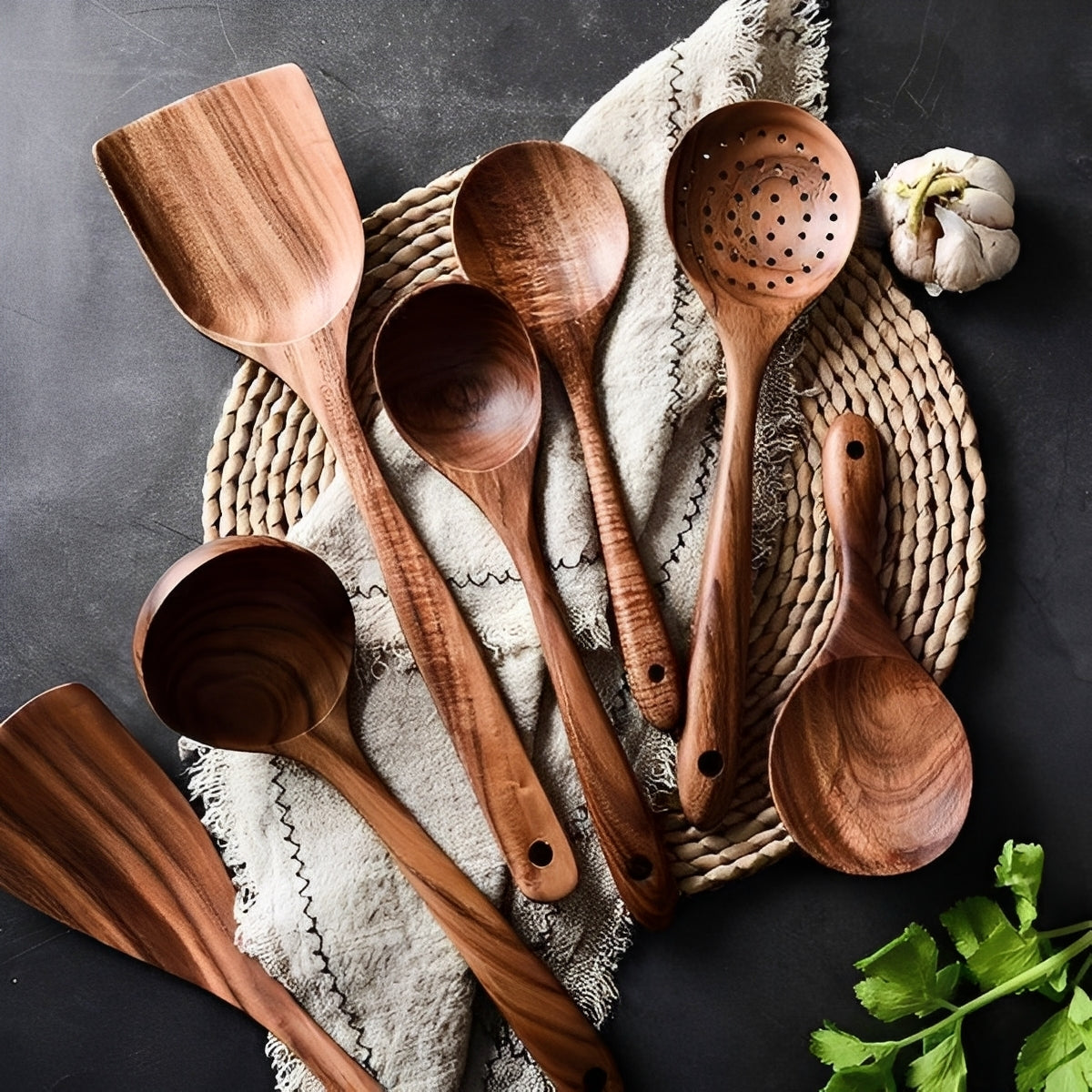 Tarin – Set d'ustensiles de cuisine fait main