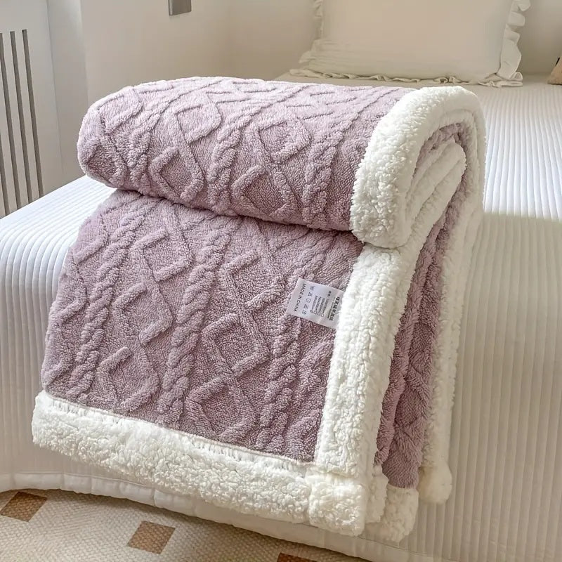 Noemi – Couverture en jacquard Berber en double épaisseur