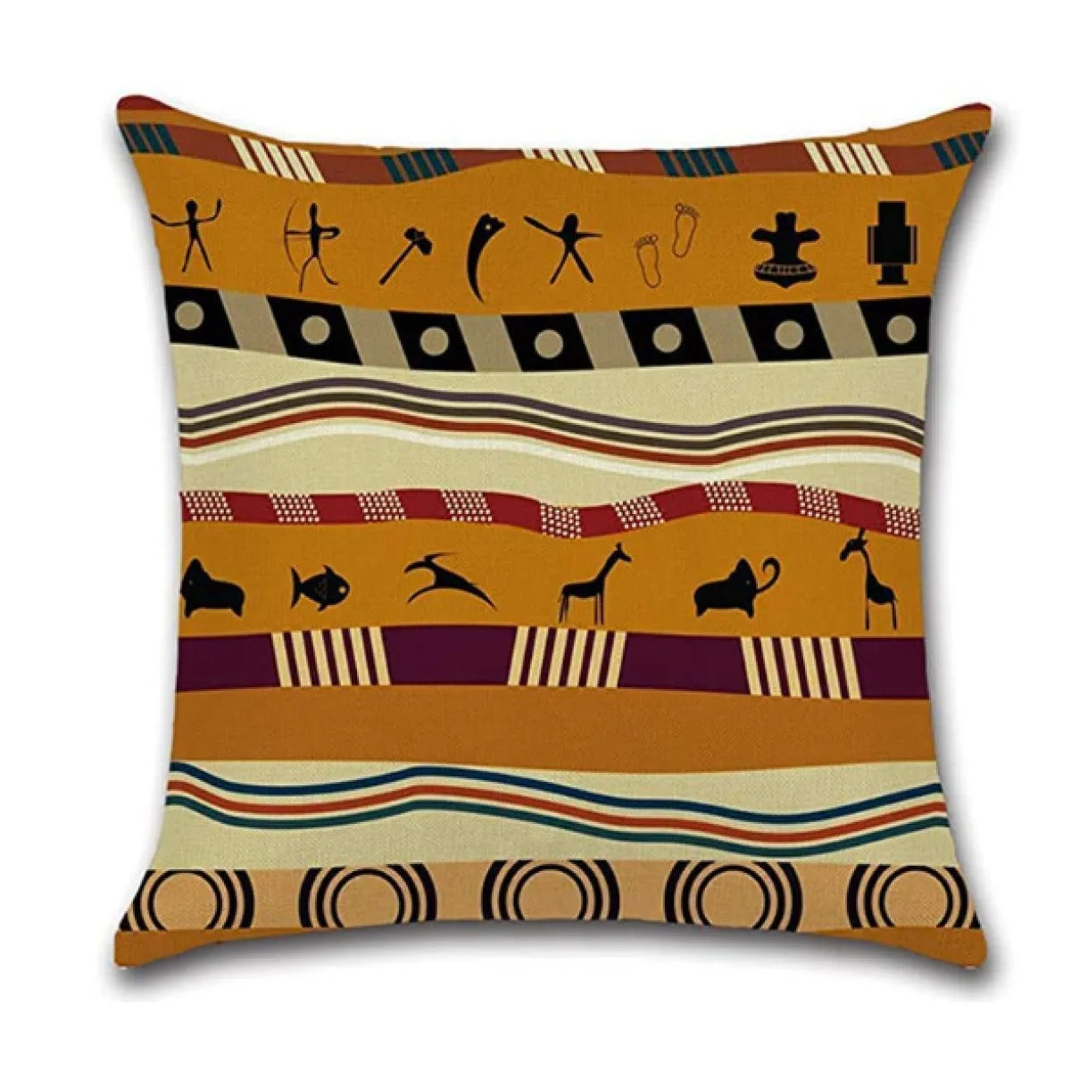 Arkel – Housse de Coussin Abstraite Géométrique