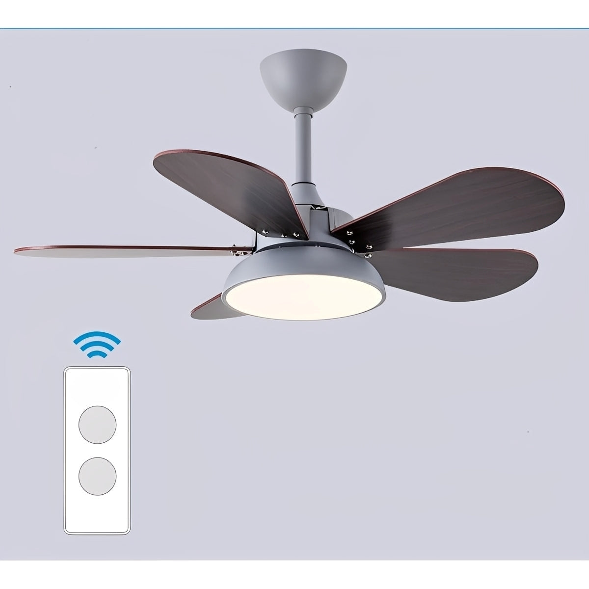 Levin – Ventilateur de plafond moderne avec lampe