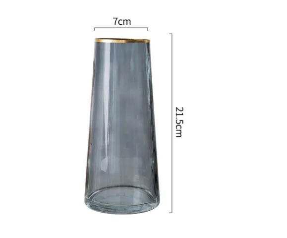 Aureo – Vase en verre dorée à l'or
