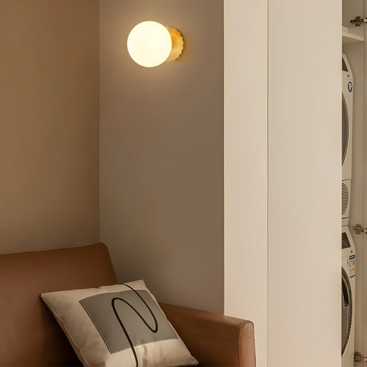 Ylva – Lampe murale en verre pour salon et chambre