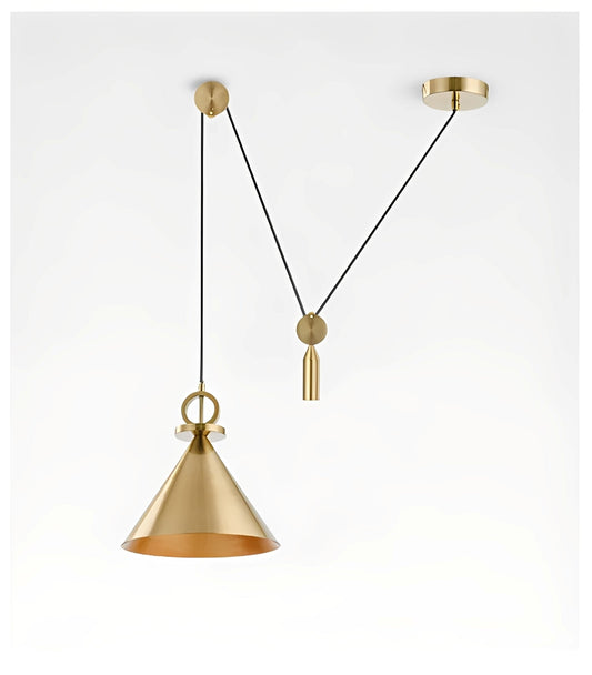 Ayaka – Lustre Réglable en Laiton