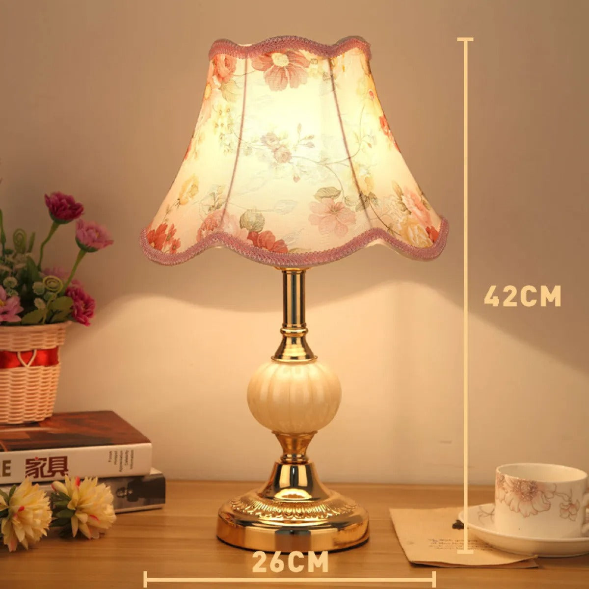 Miyako – Lampe de table en verre de haute qualité