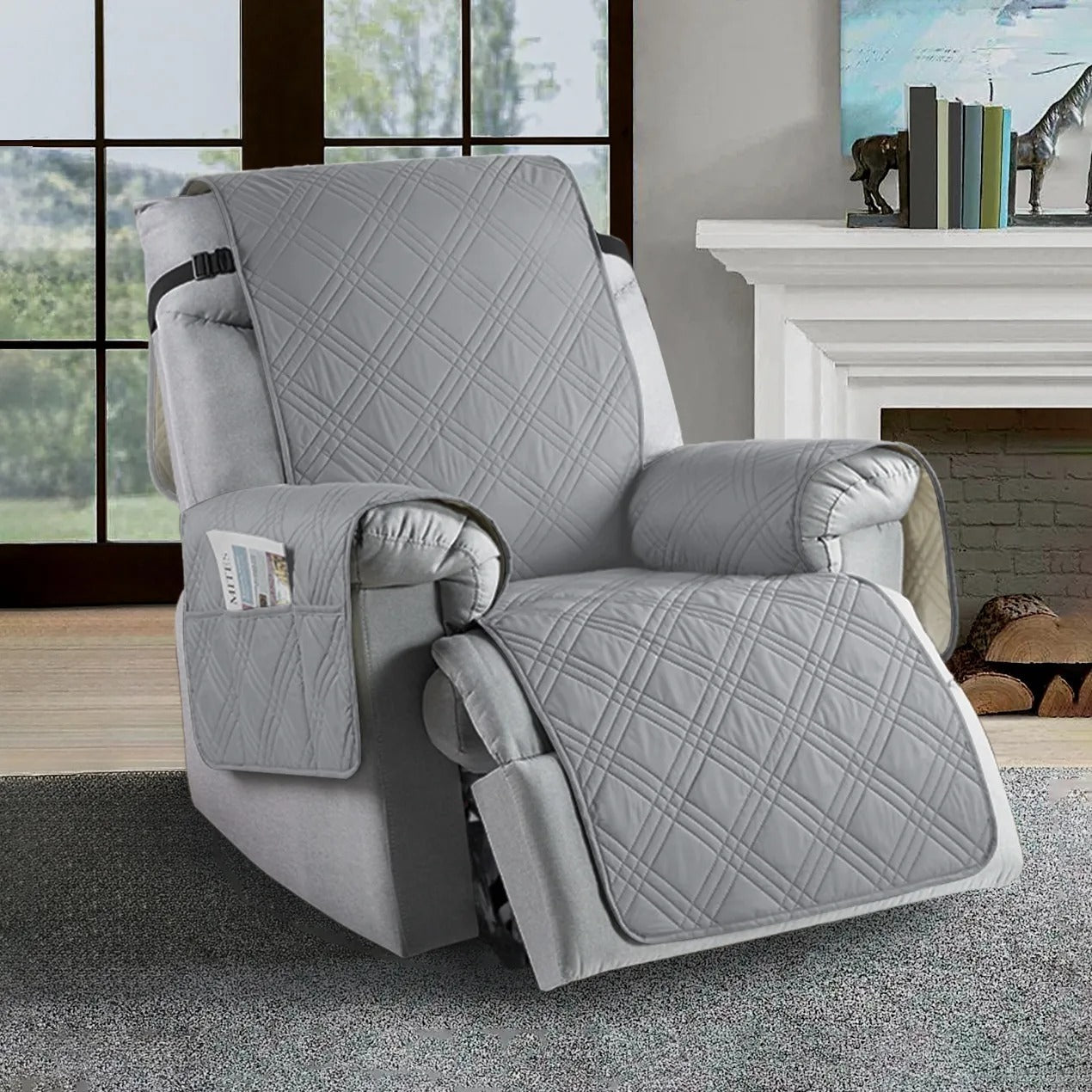 Chivas – Housse de coussin de sofa imperméable antidérapante
