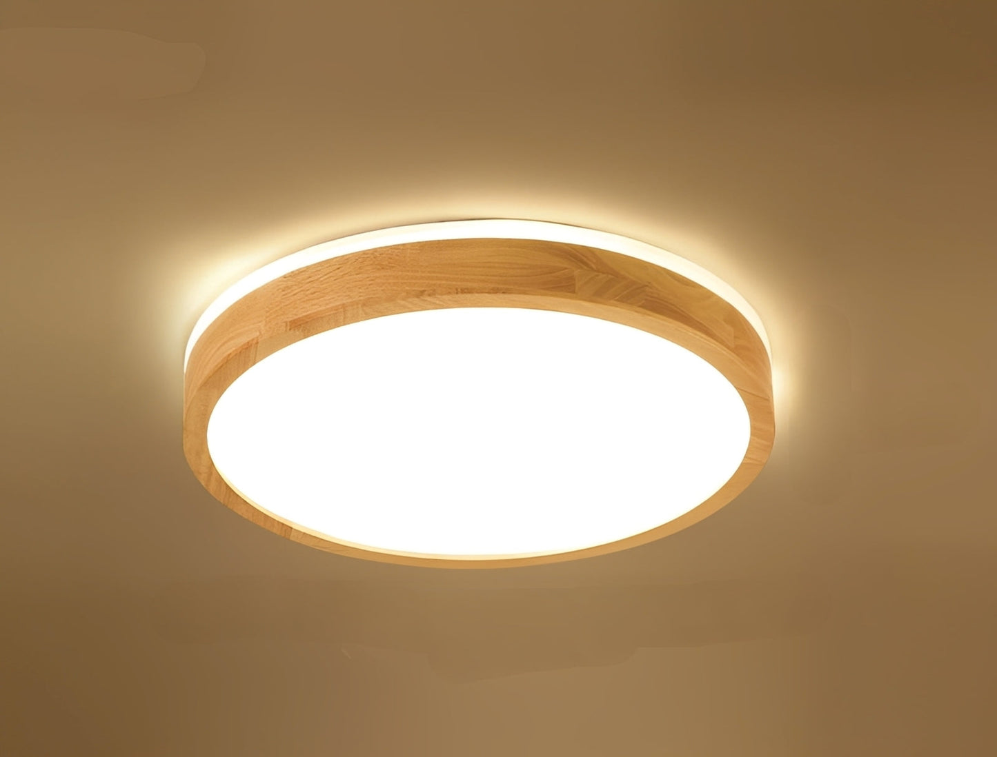 Arvid – Lampe de plafond LED en bois