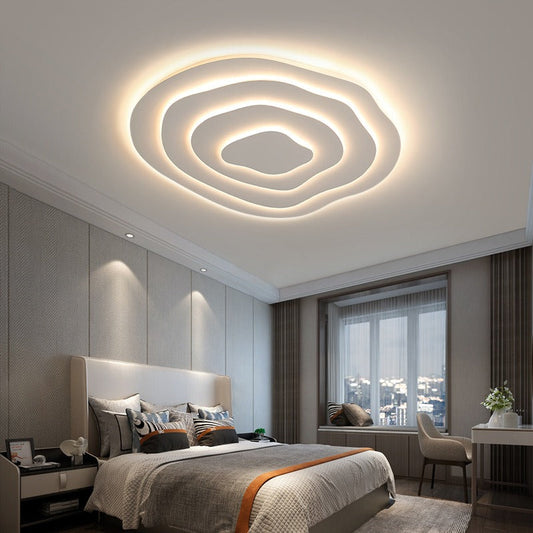 Ondara – Lampe de plafond LED avec structure en vagues