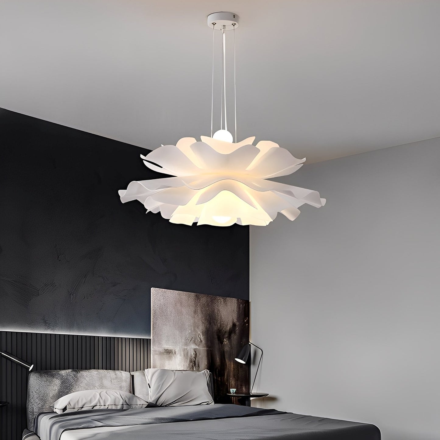 Hanari – Suspension Moderne Minimaliste Fleurs