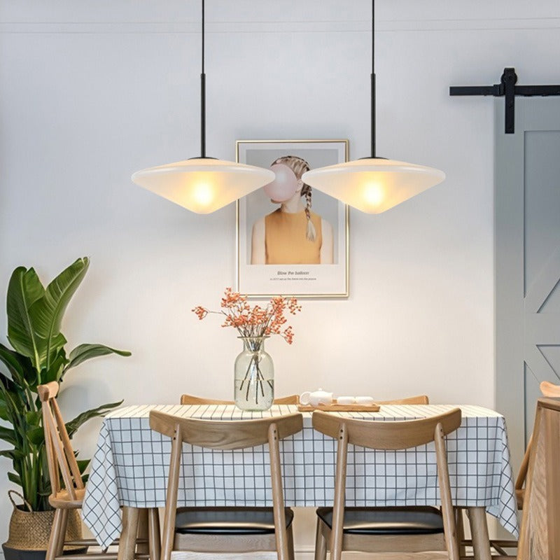 Lerio – Lustre en Verre UFO Nordique Post-Moderne
