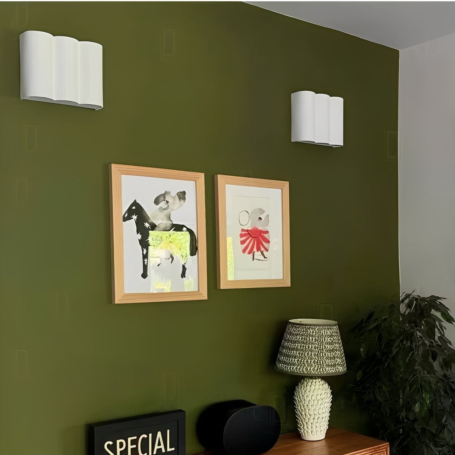 Elion – Applique en tissu Mid-Century