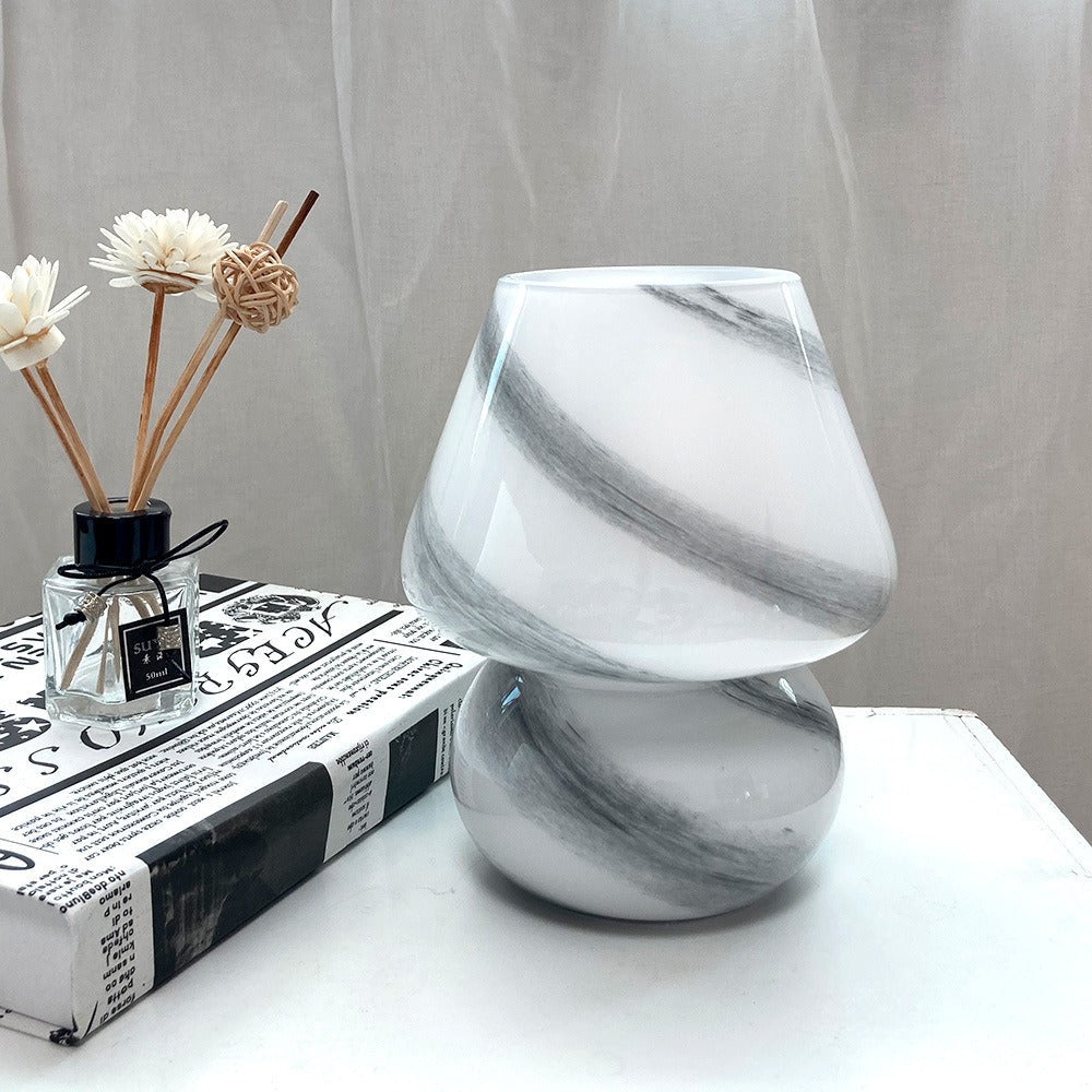 Yuna – Lampe Champignon en Verre Fait Main