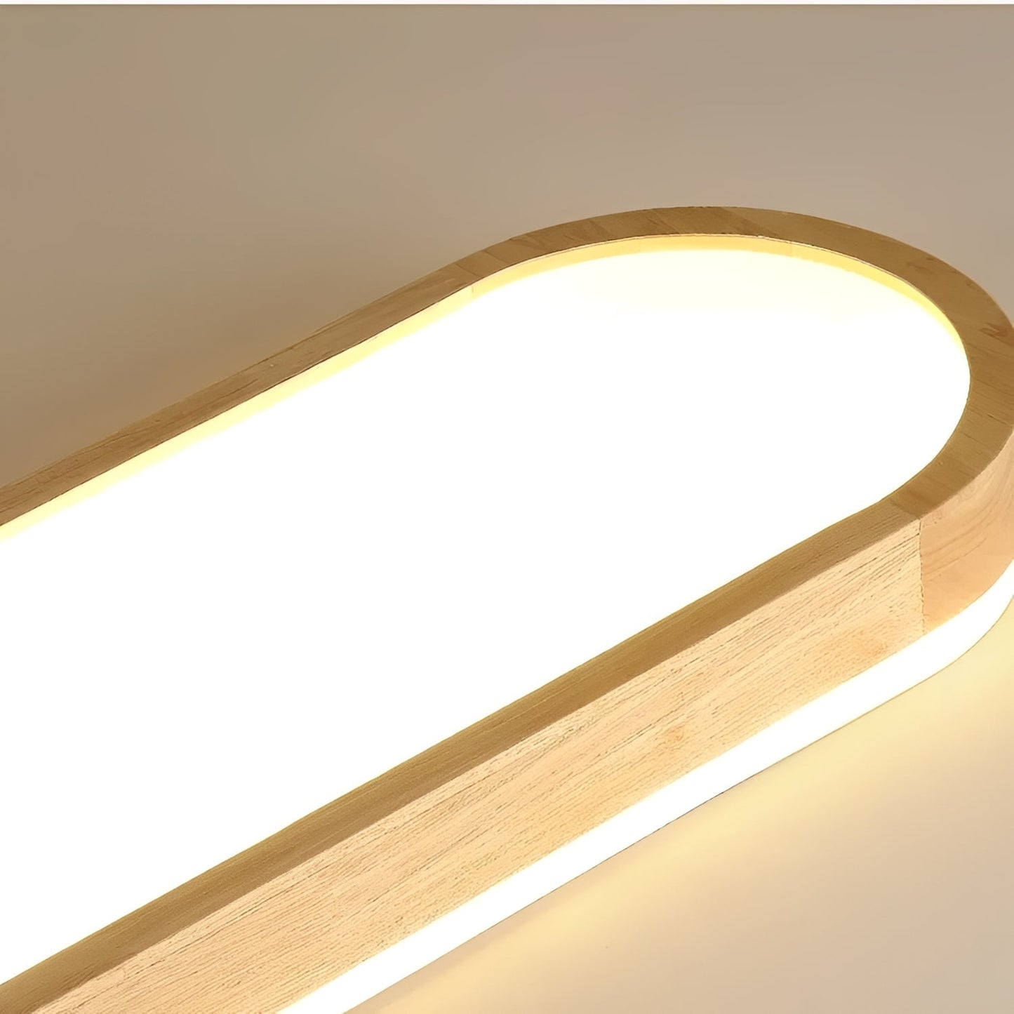 Draco – Lampe de plafond LED ovale en acrylique stylisée