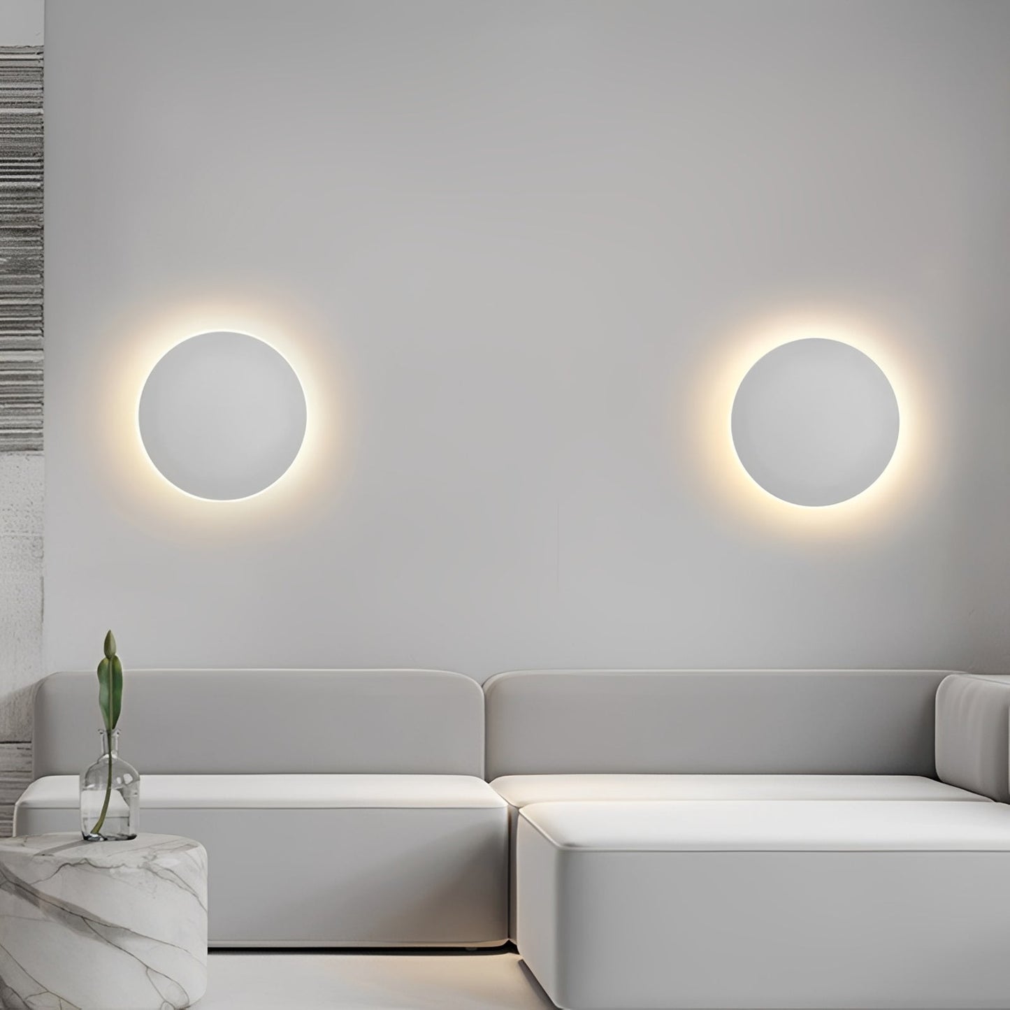 Lunor – Lampe murale LED ronde