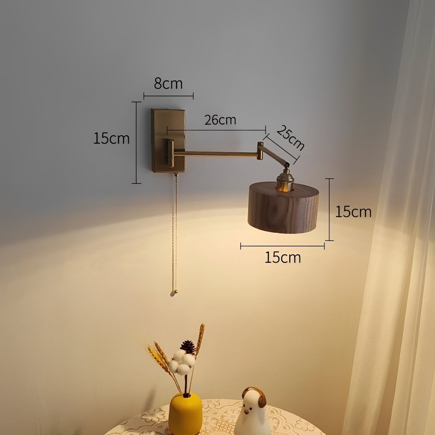 Alder – Longue Applique Murale