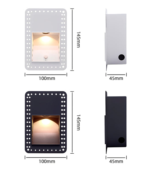 Mickey – Lampe Encastrée pour Plinthe