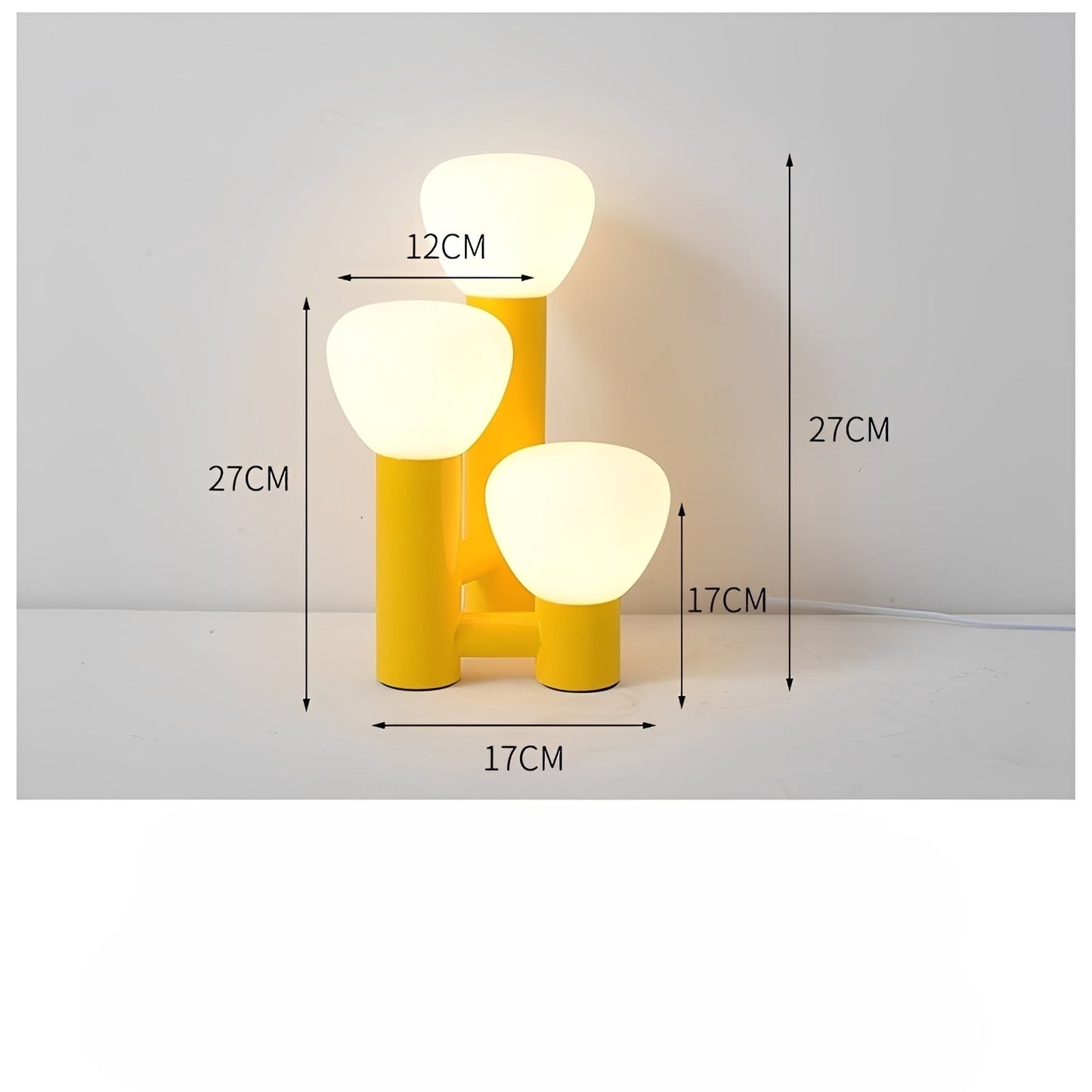 Mirella – Lampe de table en forme de champignon créatif