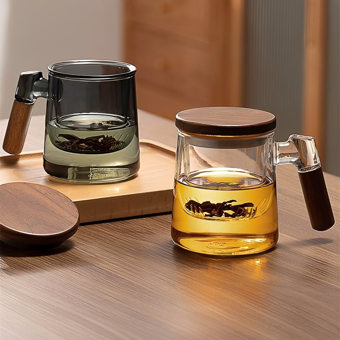 Sara – Ensemble de tasses à thé en verre borosilicate