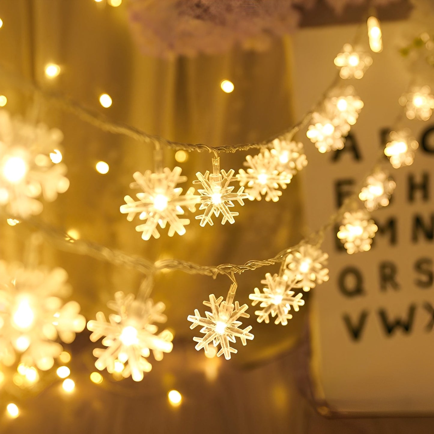 Eira – Guirlande lumineuse flocons de neige avec télécommande