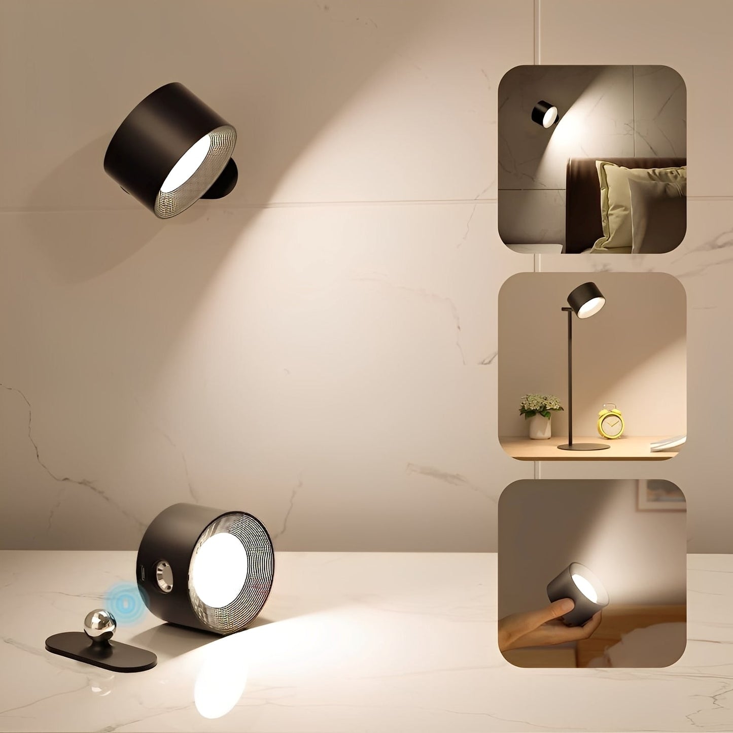 Magno – Lampe Murale Tactile Magnétique