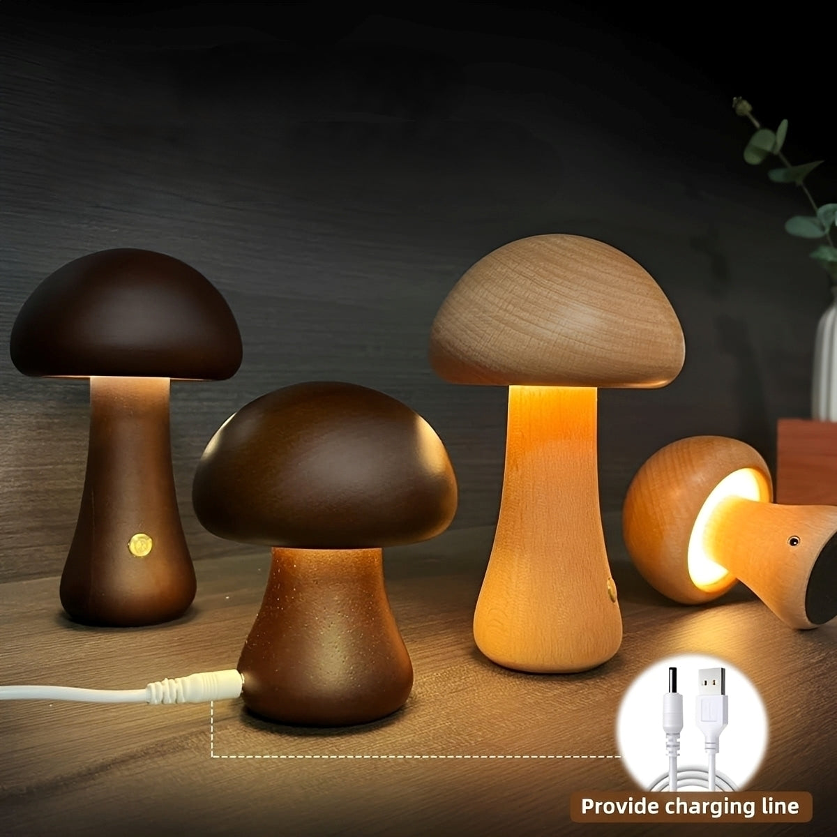 Finn – Veilleuse moderne en forme de champignon