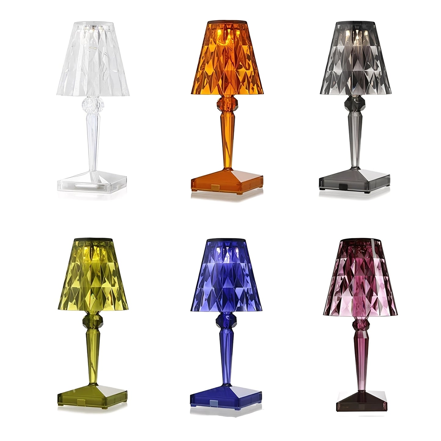 Lysandra – Lampe de bureau en cristal luxueuse