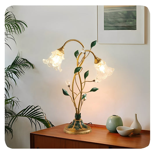 Elena – Lampe de table rétro américaine