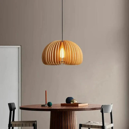 Itsuki – Lustre en bois japonais style Zen