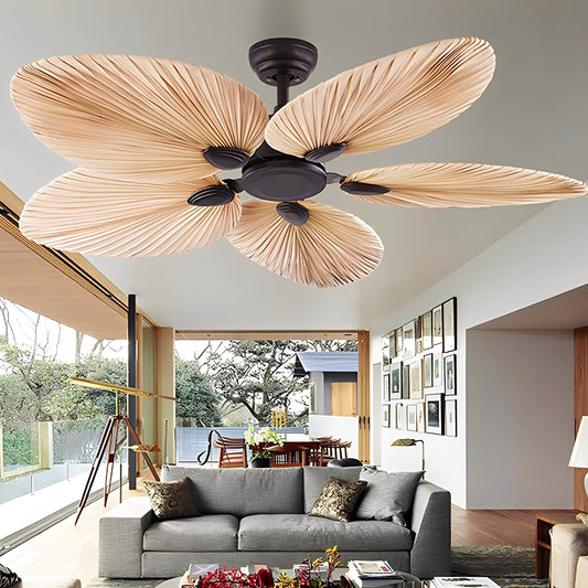 Kwai – Ventilateur de plafond traditionnel avec pales en bois