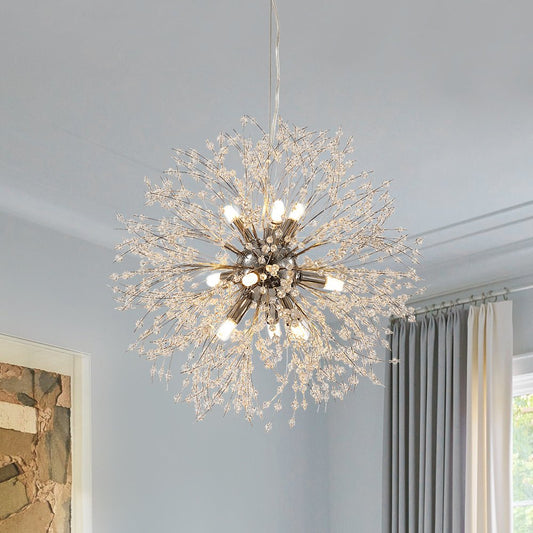 Nero – Lustre en cristal Dandelion