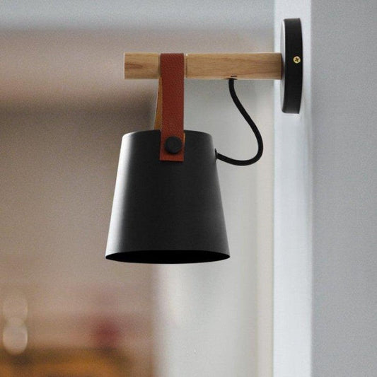 Elin - Applique murale suspendue au design nordique en bois