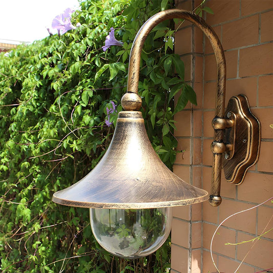 Torilyn – Applique murale LED vintage étanche à corne