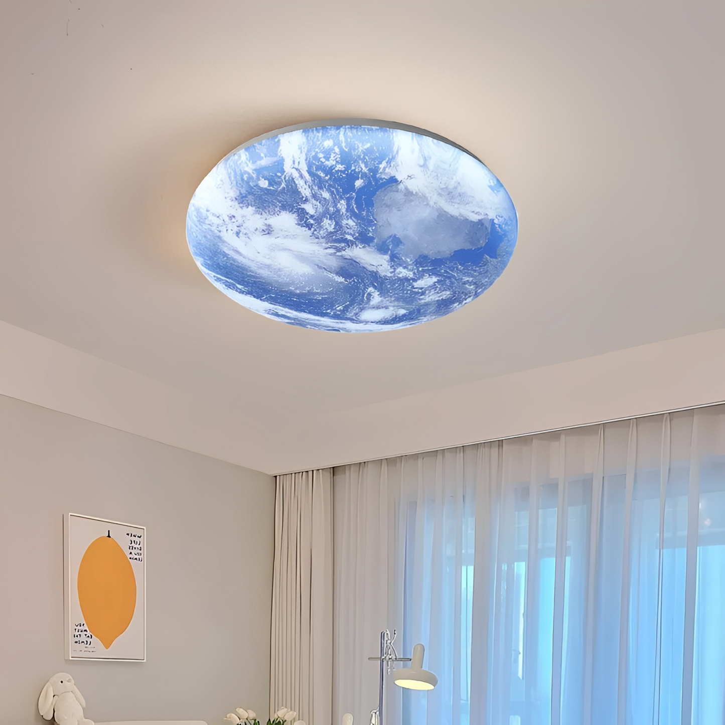 Kris – Moderne Lune-Ronde LED-Plafonnier