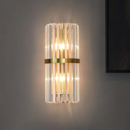 Rafael – Lampe murale contemporaine en acier inoxydable