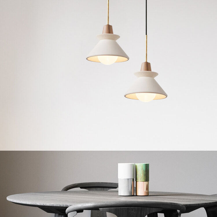Inari – Suspension nordique en style bois et ciment