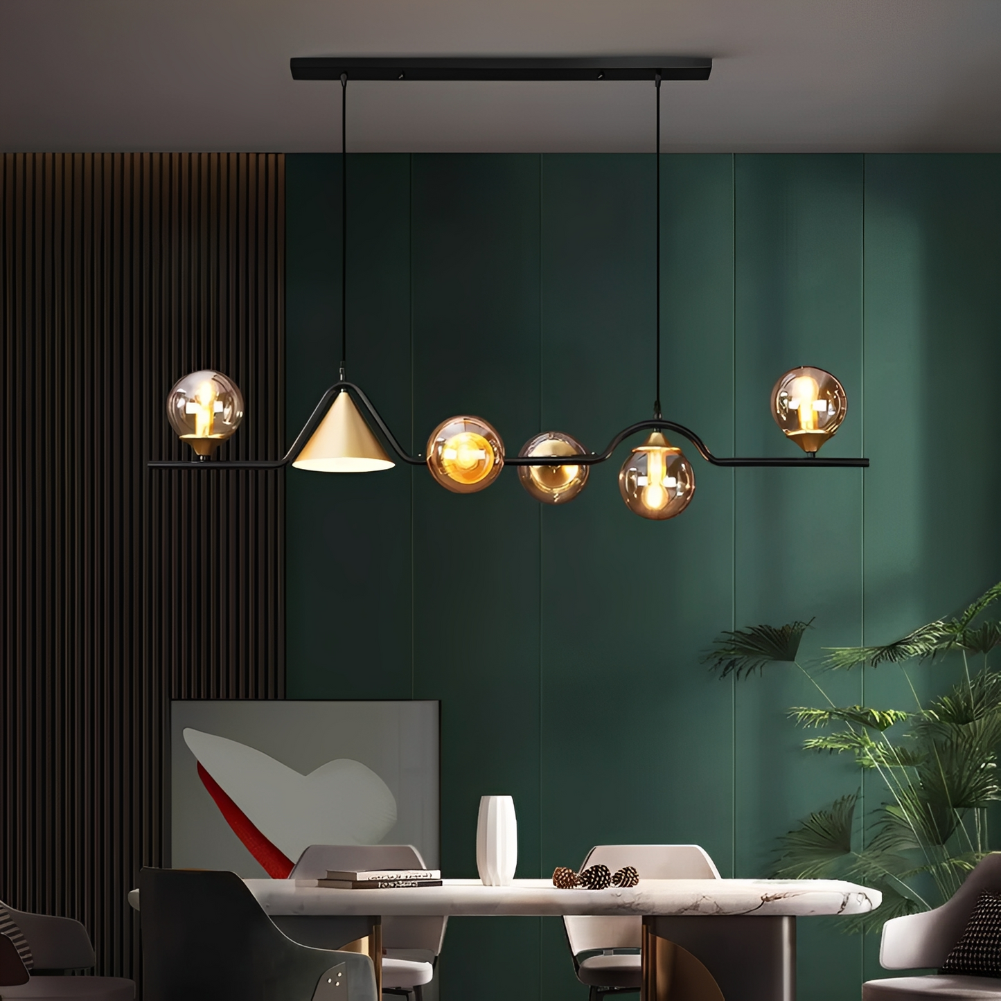 Nordvik – Suspension Nordique Multilampe