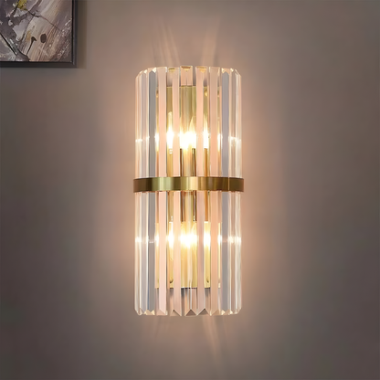Rafael – Lampe murale contemporaine en acier inoxydable