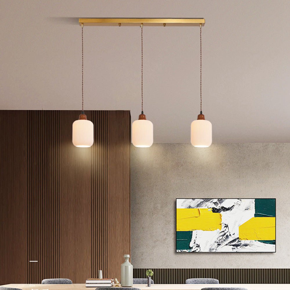 Celesta – Suspension en céramique blanc pur