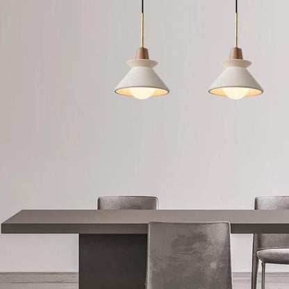 Inari – Suspension nordique en style bois et ciment